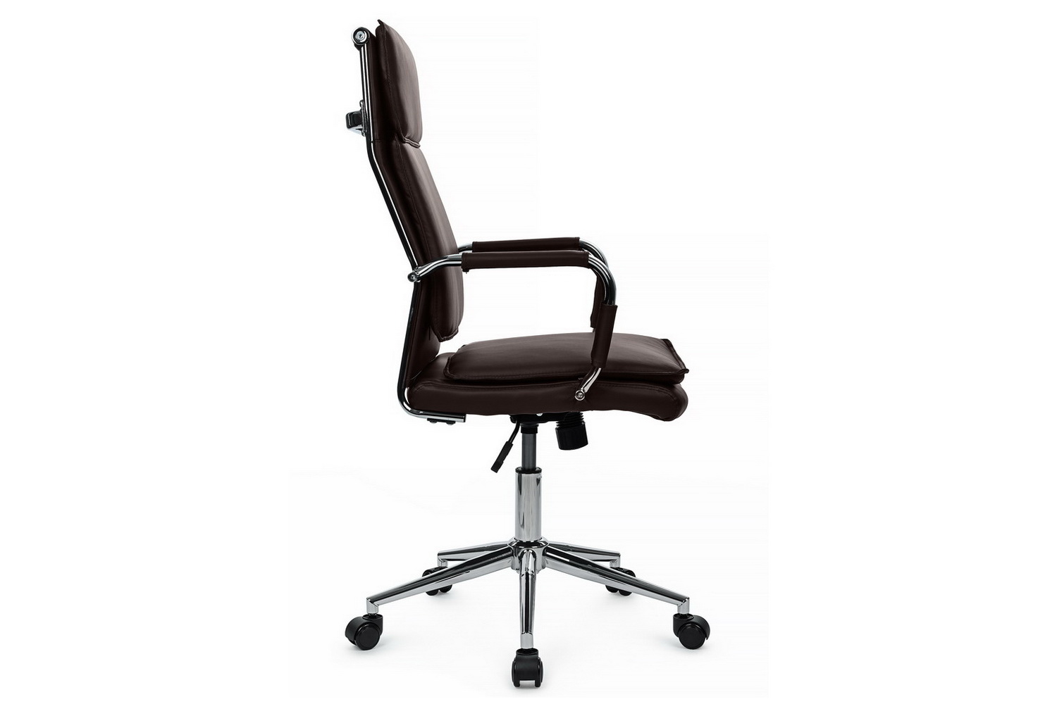 кресло руководителя rv chair dil 6018h тёмно-коричневая экокожа фото